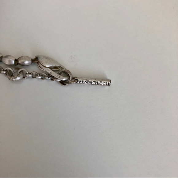 Kenneth Cole Silver & Gold Pendant Necklace - Picture 4 of 4